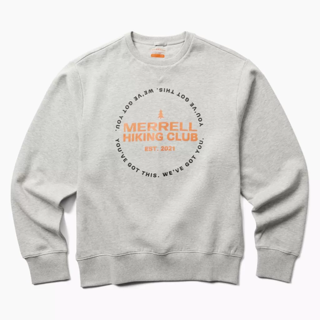 Merrell Hombre Hike Club Crewneck Sweatshirt*Hombre Mangas largas