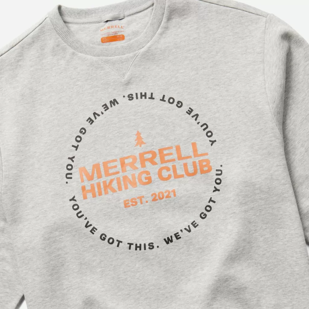 Merrell Hombre Hike Club Crewneck Sweatshirt*Hombre Mangas largas