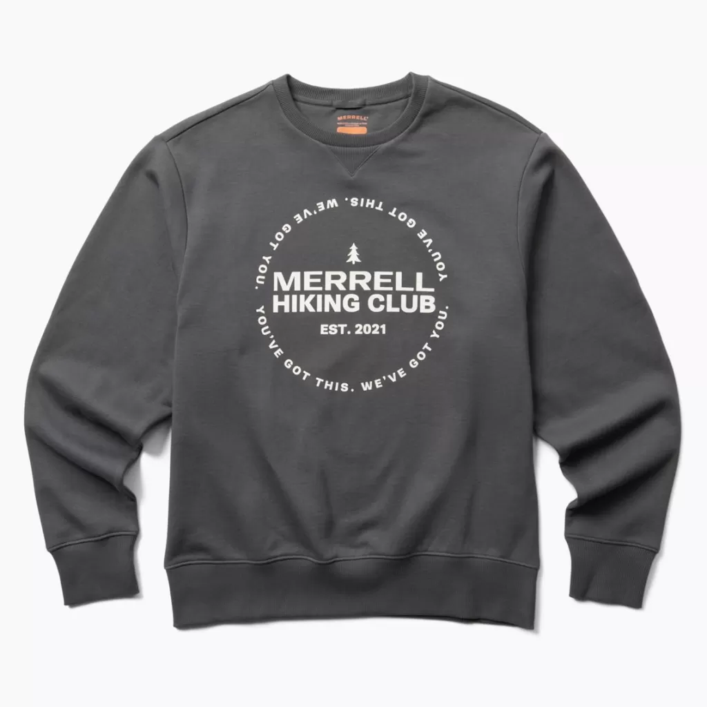 Merrell Hombre Hike Club Crewneck Sweatshirt*Hombre Mangas largas