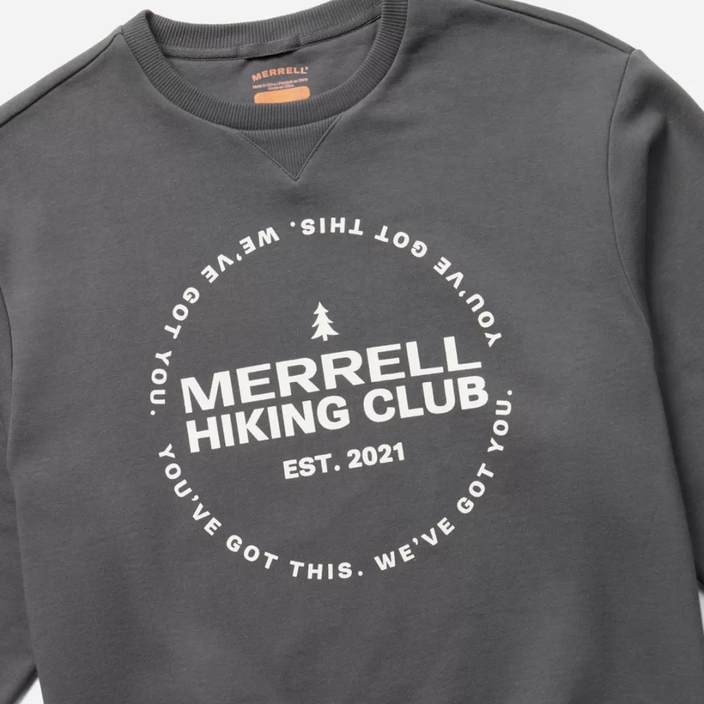 Merrell Hombre Hike Club Crewneck Sweatshirt*Hombre Mangas largas