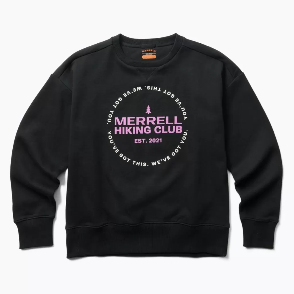 Merrell Mujer Hike Club Crewneck Sweatshirt*Mujer Mangas largas