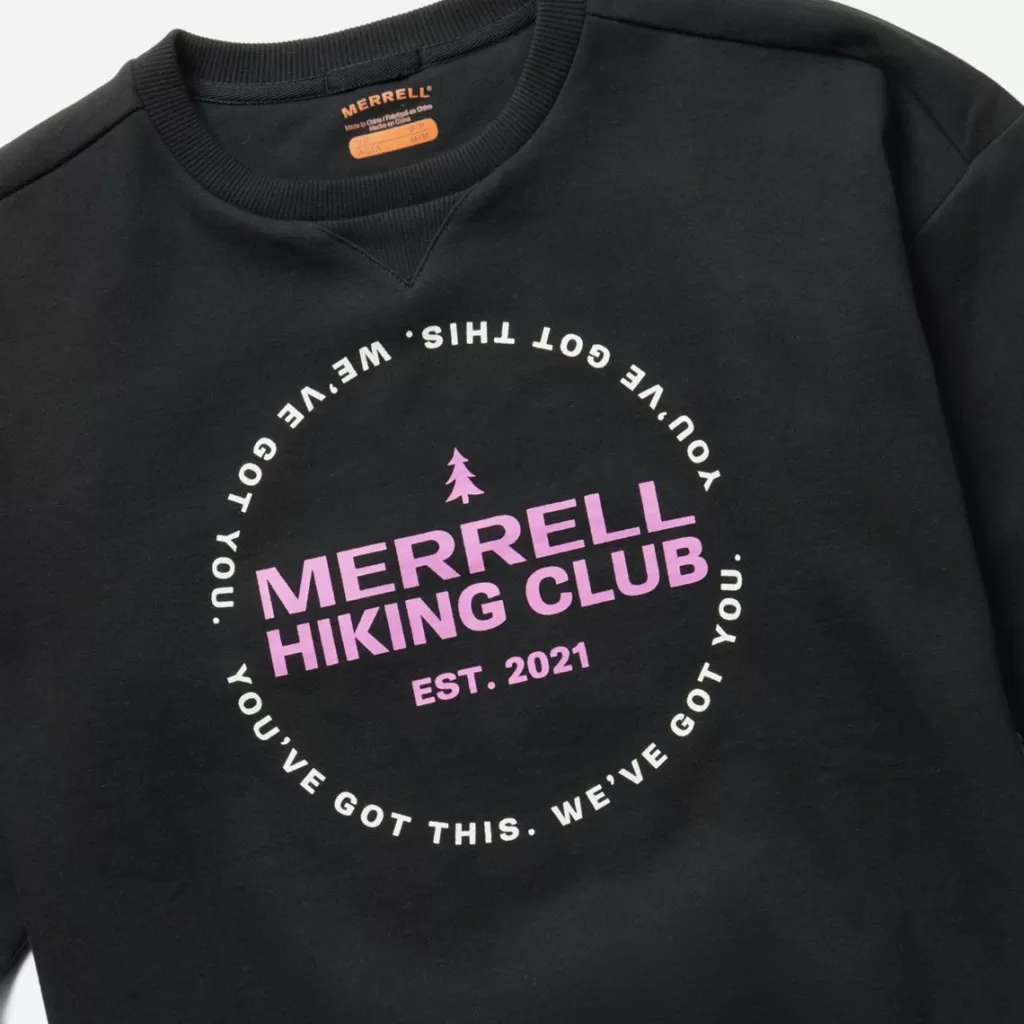 Merrell Mujer Hike Club Crewneck Sweatshirt*Mujer Mangas largas