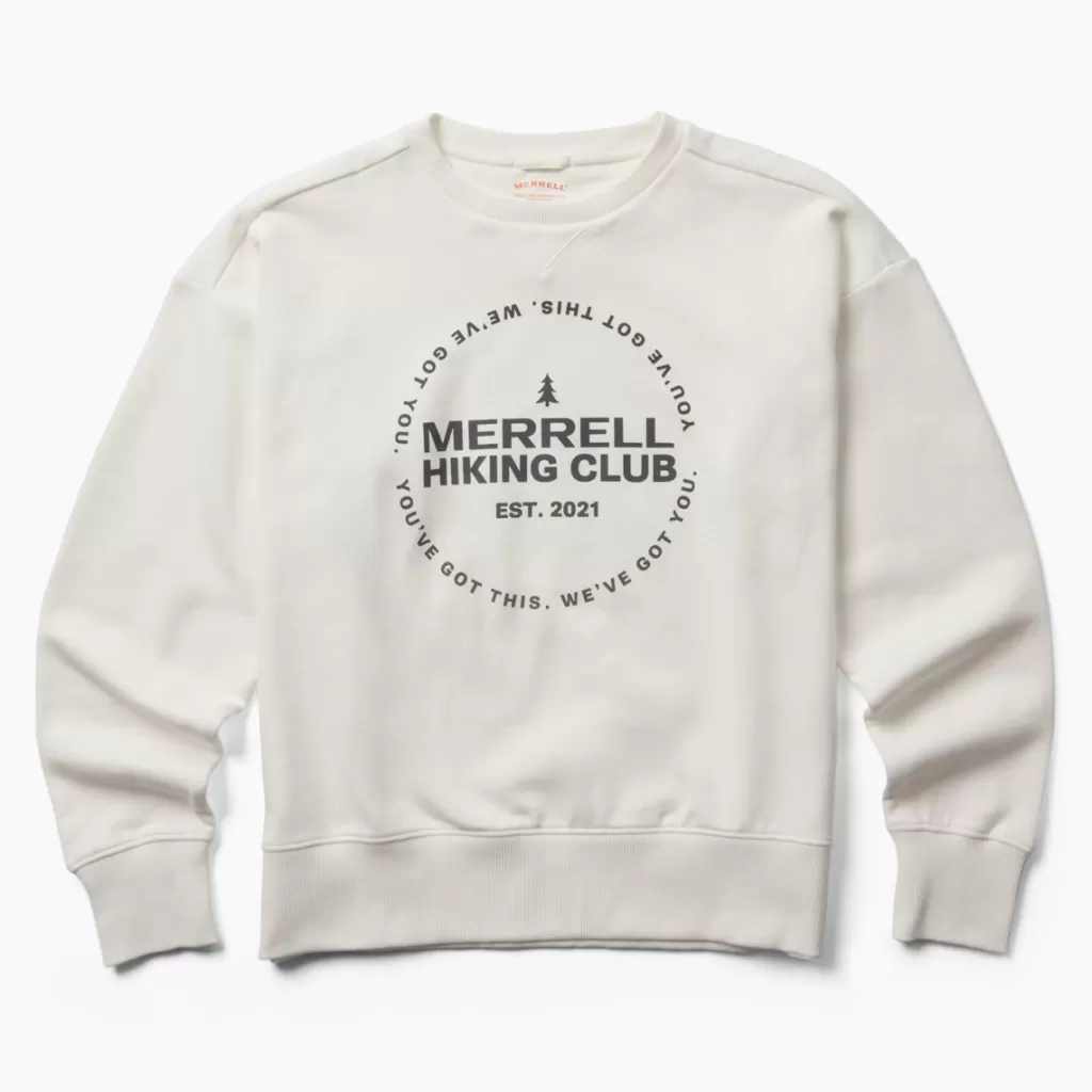 Merrell Mujer Hike Club Crewneck Sweatshirt*Mujer Mangas largas